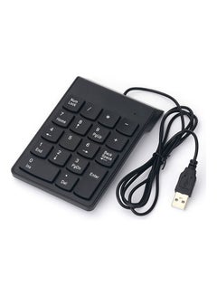 Buy Wired USB Numeric Keypad Black in Saudi Arabia