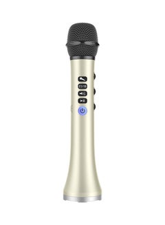 Buy Wireless Karaoke Microphone Bluetooth Speaker DWYYC4977368 Gold in UAE