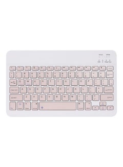 Buy Wireless Bluetooth Keyboard Pink/White in Saudi Arabia