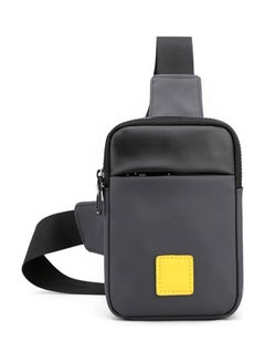 Buy Wear-Resistant Crossbody Nylon Chest Bag with Adjustable Strap in Saudi Arabia