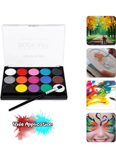 Buy 15-Piece Face Paint Colour Kit Set Multicolour in UAE