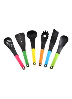 Buy 6-Piece Nylon Cooking Utensil Set Multicolour in Saudi Arabia