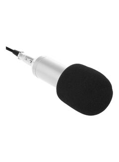 Buy Wired Condenser Microphone Studio Sound LU-VH50-56 Silver/Black in UAE