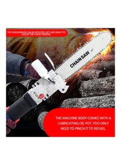 Buy Chainsaw Bracket Set Black/Silver in Saudi Arabia