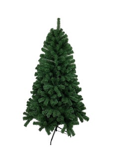 Buy PVC Fireproof Christmas Tree Green 210x65x65cm in Egypt