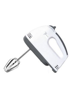 Buy 7 Gear Electric Egg Beater Automatic Hand Mixer Blender Plastics Rotating Push Whisk Cream Mixer Stirrer White in Saudi Arabia