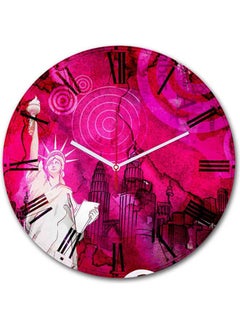 Buy Home Art 238Hma6108 Decorative Mdf Clock MultiColour in Egypt