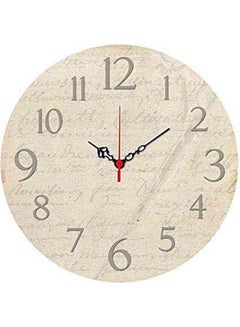 Buy Home Art 238Hma3130 Decorative Mdf Clock MultiColour in Egypt