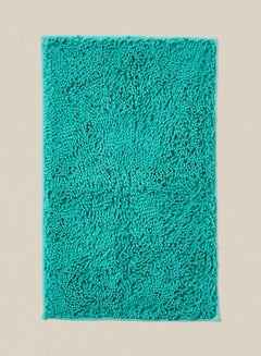 Buy Bath Mat - Shaggy -  Bathroom Mat Anti-Slip - Turquoise 60X100cm in UAE