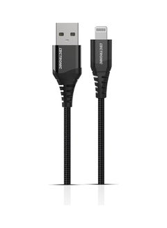 Buy Premium Nylon Braided Charging Cable black in Saudi Arabia