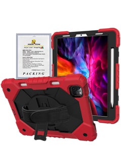 Buy Protective Case Cover for iPad Pro 11 2021/2020/2018/Air410.9 Red/Black in UAE