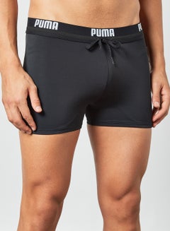 Buy Logo Swim Trunks Black in Saudi Arabia