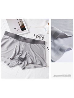 Buy Comfortable Mid-Rise Boxers Grey in Saudi Arabia