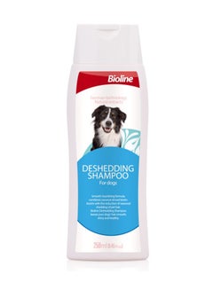 Buy Deshedding Shampoo For Dogs 250Ml White in Saudi Arabia