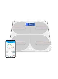 Buy Smart Weighing Scale / Bath Scale With Bluetooth Compatible With IOS And Android in Saudi Arabia