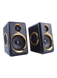 Buy Speaker PC USB Black in Saudi Arabia