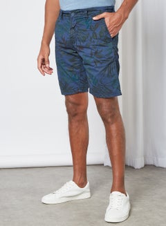 Buy All-Over Print Shorts Blue in Saudi Arabia