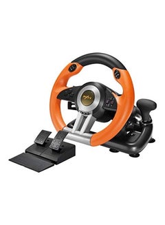 Buy USB Car Race Game Steering Wheel With Pedals For Windows PC in UAE