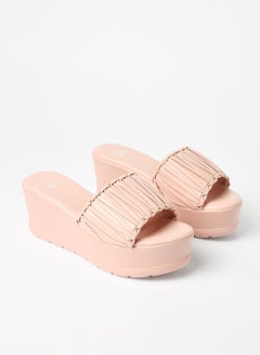 Buy Stylish Wedge Sandals Pink in Saudi Arabia