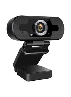 Buy USB Full HD Web Camera with Microphone Black in Saudi Arabia