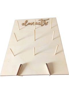 Buy Wooden Donut Wall Bracket Holder Off White in Saudi Arabia