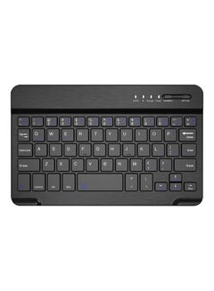 اشتري لوحة مفاتيح لاسلكية ذكية باللغتين العربية والإنجليزية لون أسود في الامارات