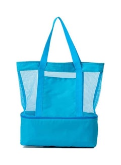 اشتري حقيبة يد واسعة شبكية مزودة بجيب عازل للحرارة ومناسبة لقضاء الوقت على الشاطئ أو في نزهة في الامارات