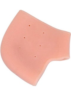 Buy Silicone Heel Protection Sleeve Heel Sleeve Relief Heel Crack Prevention Sleeve Beige in Saudi Arabia