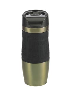 Buy Neon Classic Stainless Steel Vacuum Travel Mug Green/Black 360ml in UAE