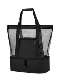 Buy Mesh Large Beach Tote Zipper with Insulated Cooler Bag in Egypt