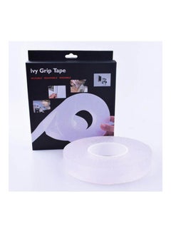 اشتري Monkey Grip Reusable Washable Adhesive Silicone Tape, Multi-Functional Anti-Slip Double Sided Sticky Strips Clear 1meter في مصر