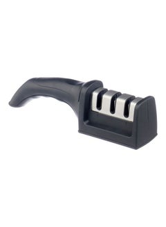 اشتري Stainless Steel Manual Knives Sharpener With Plastic Body أسود/ فضي في مصر