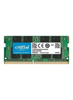 Buy 16GB Single DDR4 3200 MT/S CL22 DR X8 Unbuffe SODIMM 260-Pin Memory Card Multicolour in Egypt