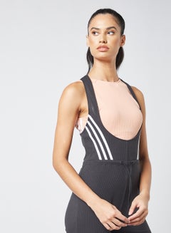 Buy Rib Jumpsuit Black in UAE