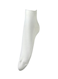 Buy Comfortable Casual Ankle Socks Off White in Saudi Arabia