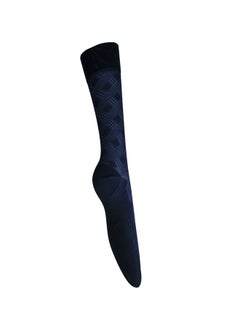 Buy Classic Casual Long Socks Dark Blue in Saudi Arabia