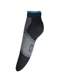 Buy Casual Ankle Socks Grey/Blue in Saudi Arabia