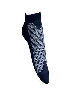 Buy Casual Ankle Socks Dark Blue/Grey in Saudi Arabia