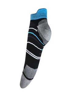 Buy Casual Ankle Socks Grey/Black/Blue in Saudi Arabia