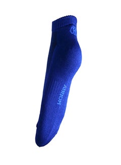 Buy Quilted Casual Ankle Socks Blue in Saudi Arabia