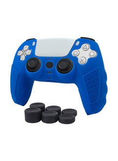 اشتري Anti Slip Silicone Grip Case Protector With Thumb Grip Caps For PS5 DualSense Controller في مصر