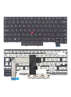 Buy Keyboard for Lenovo Thinkpad T470, T480, A475, A485, 01HX459 Laptop Black in Saudi Arabia