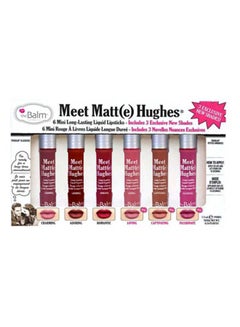 Buy Meet Matte Hughes Mini Kit 3. Lipstick Set 6, Multicolour in UAE
