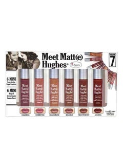 Buy 6-Piece Meet Matte Hughes Volume 7 Lip Gloss Set Multicolour in UAE
