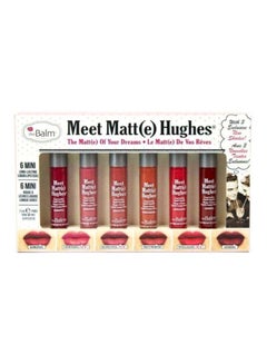 Buy Meet Matte Hughes 6 Mini Liquid Lipsticks Multicolour in UAE