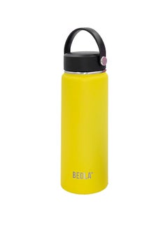 Buy Thermolab Series Insulated Water Bottle Bright Yellow in UAE