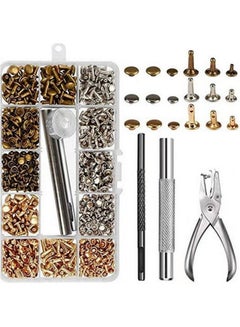 اشتري 300-Piece Double Cap Rivet Stud Kit Multicolour في السعودية