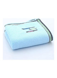 Buy Fast Drying Magic Bath Towel Blue 5X5X5cm in Saudi Arabia