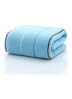 اشتري منشفة استحمام كبيرة من القطن الصافي أزرق 70X140سم في الامارات