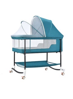 Buy 4-In-1 Multi-Functional Foldable Portable Baby Bed Smart Cot With Mosquito Net in Saudi Arabia